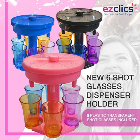 GinB™ Shot Glass Dispenser - Ezclics Kitchen & Dining