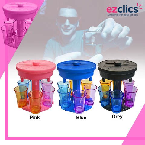 GinB™ Shot Glass Dispenser - Ezclics Kitchen & Dining