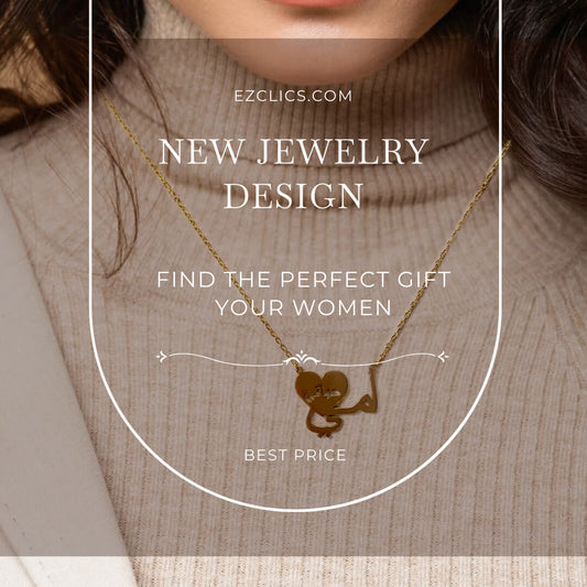 ElegantJewel™ Arabic Heart Pendant