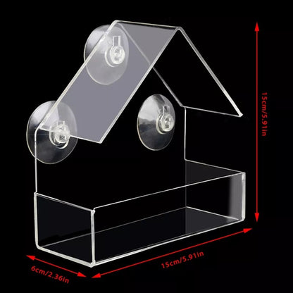 Mighty Suction Bird Feeder - Ezclics Pet