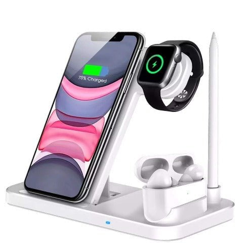 SuperDock™ - 4 in1 Charging Dock Station - Ezclics HP Accessories White / 10W