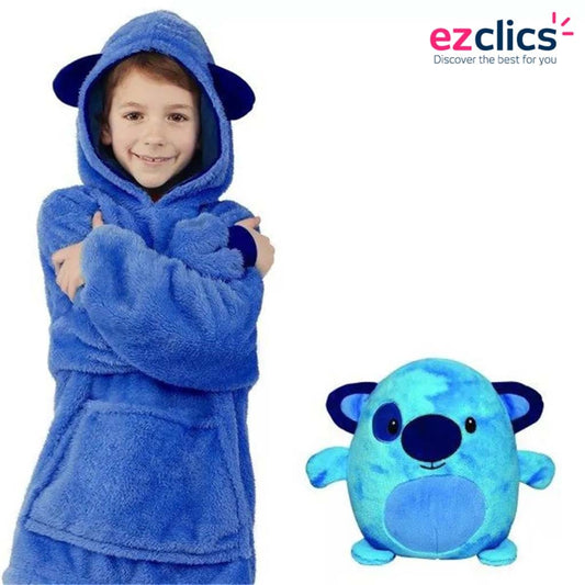 kidHoodie™ Animal Hoodie Sweatshirt - Ezclics Baby & Toddler Blue